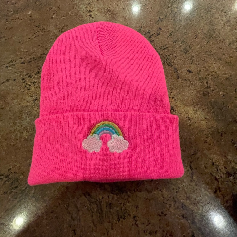 Rainbow beanie